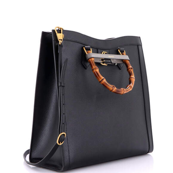 Gucci Large Diana NM Bamboo Handle Tote Leather - Picture 2 of 7
